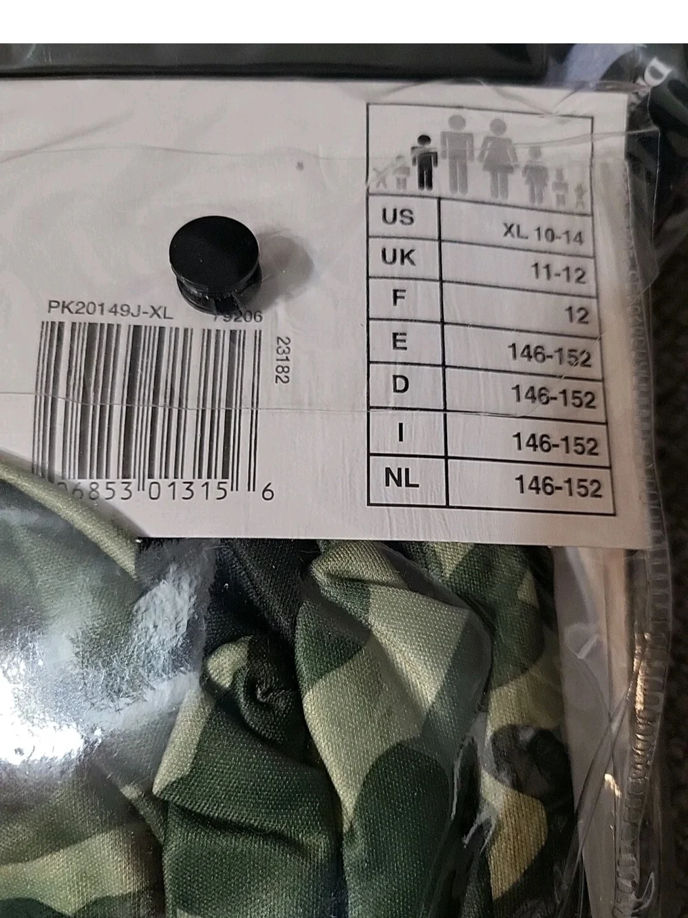 Camo Soldier Kids Costume - Green Camo